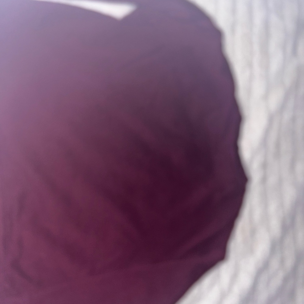 GAP Burgundy Sweatshirt with Pink Lettering - Picture 3 of 3